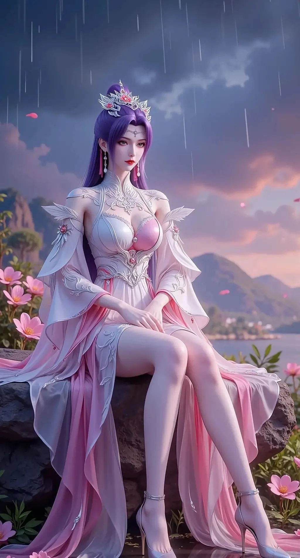 好美的紫仙呀这个造型也挺不错的柳眉