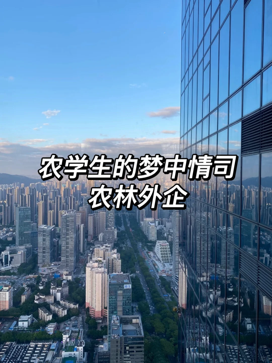 农学生的梦中情司—农林外企