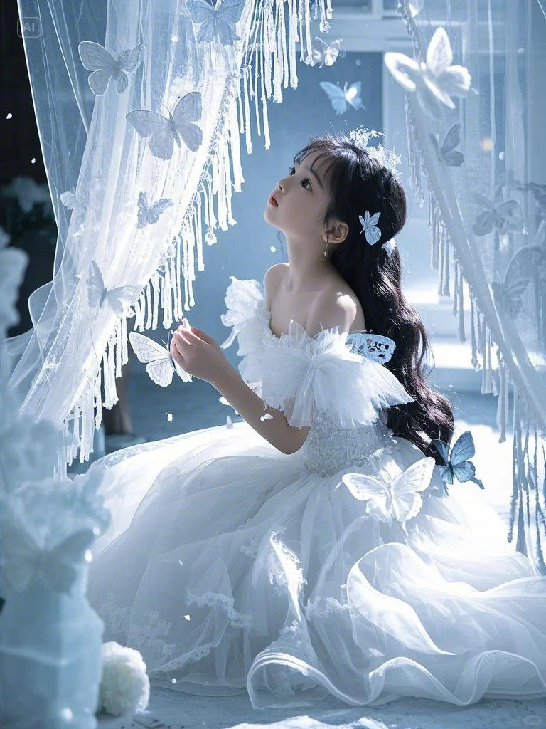 蝴蝶女孩【AI生成勿混淆】