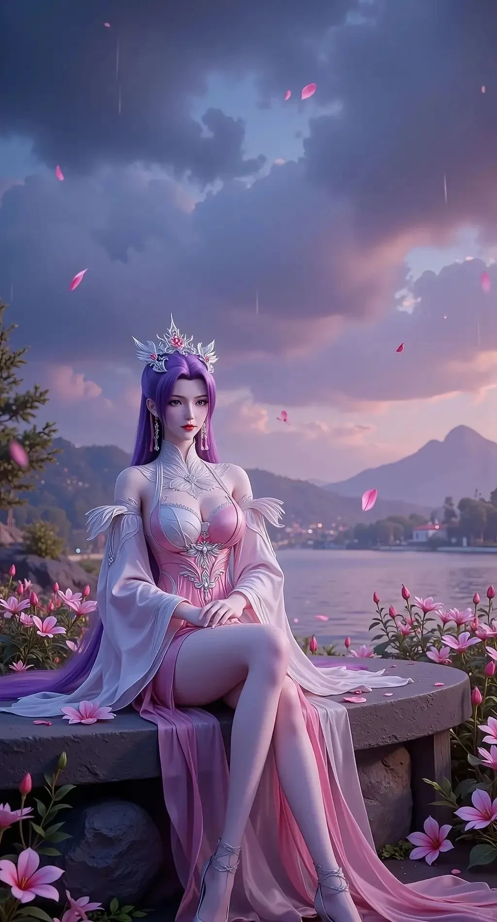 好美的紫仙呀这个造型也挺不错的柳眉