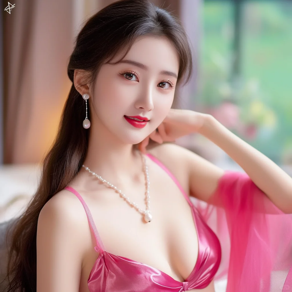 女神粉红色系妆容穿搭分享~