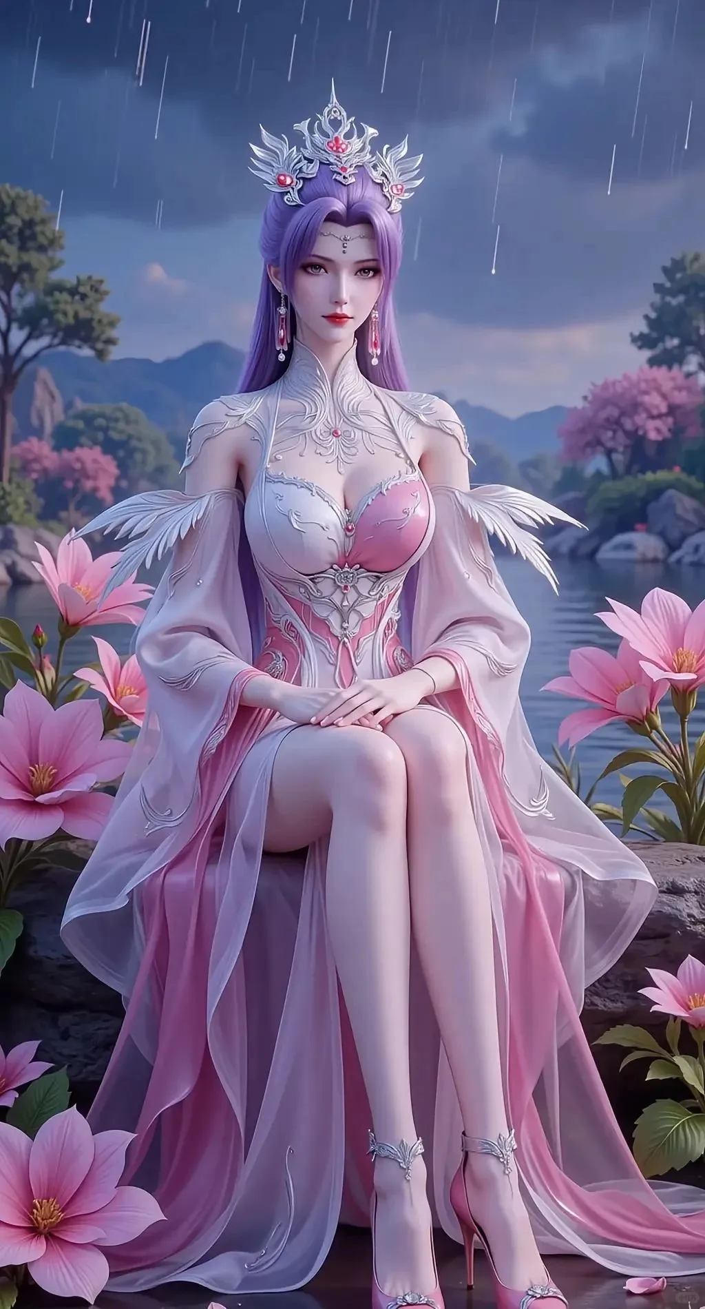 好美的紫仙呀这个造型也挺不错的柳眉