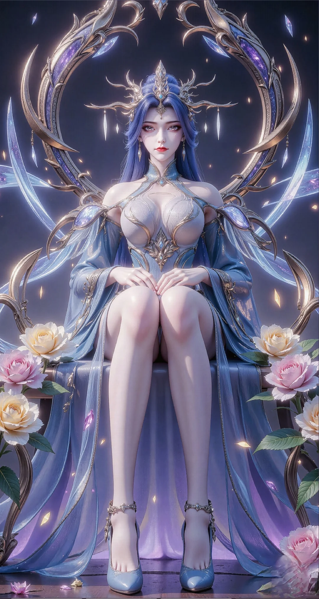 这是一个很仙很仙的神女来咯！