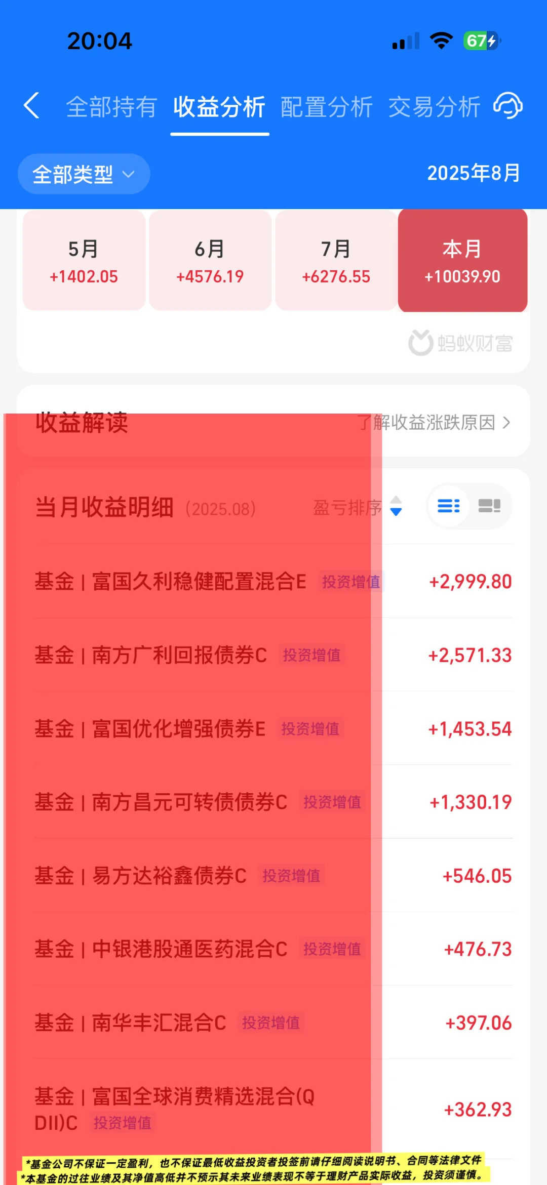 稳到没朋友呀,月薪6k的我理财收益过万