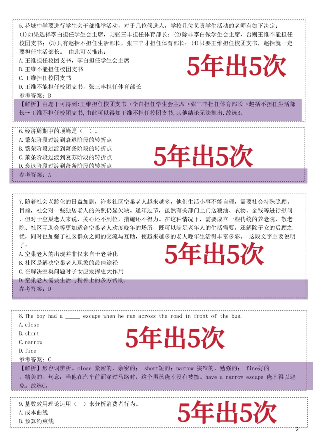 8.17中国银行招聘，重复率92%，熬夜背