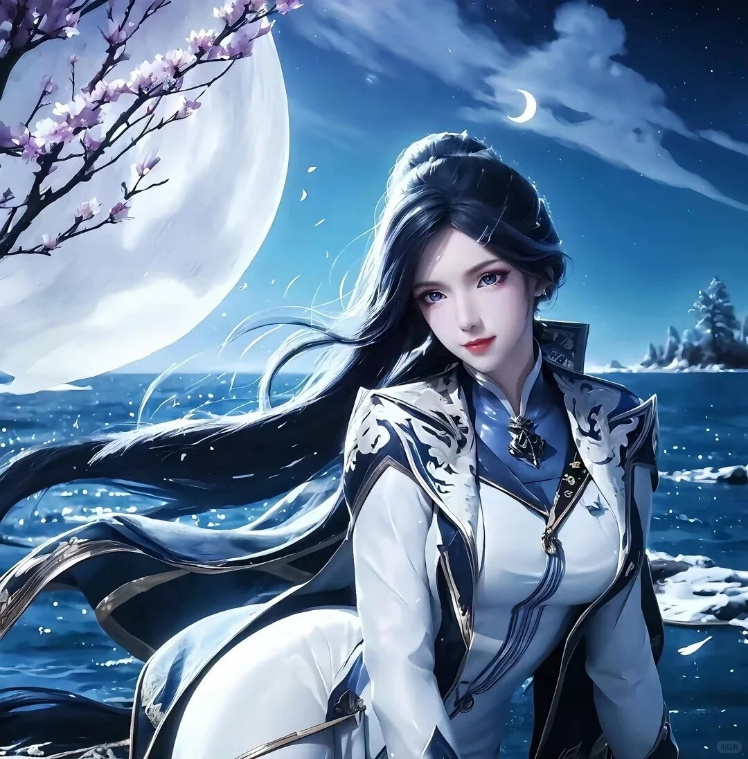 国漫女神图片混合