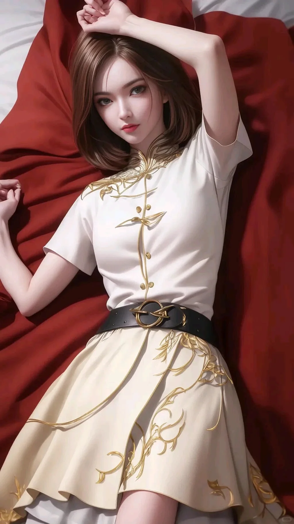 国漫女神图片混合