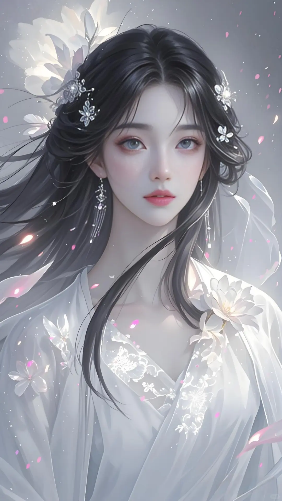 古风侠女头像|她的发丝里藏着整个星河