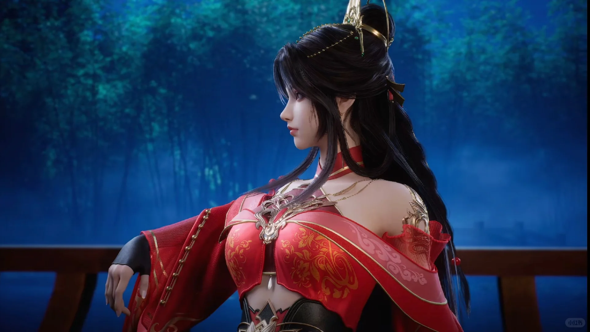 红色系·国漫女神·清梦雪