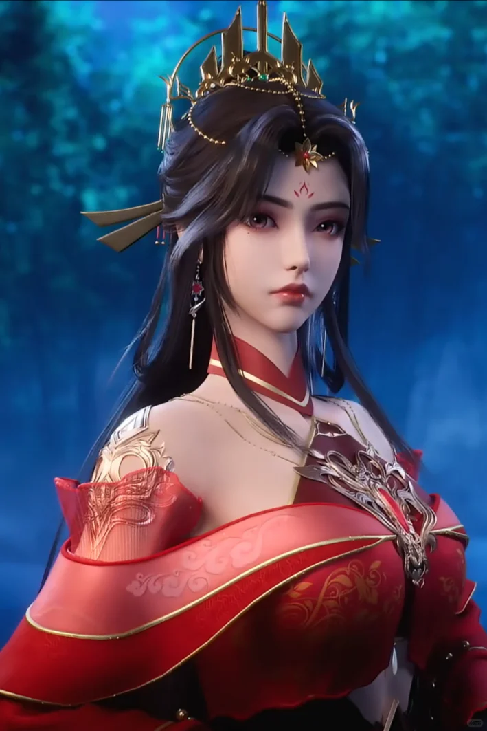 红色系·国漫女神·清梦雪
