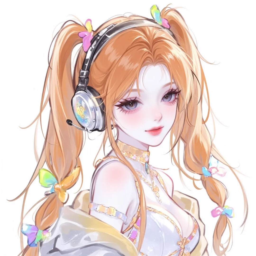 把橙色忘记了(＞﹏＜)还是马尾好看咋回事