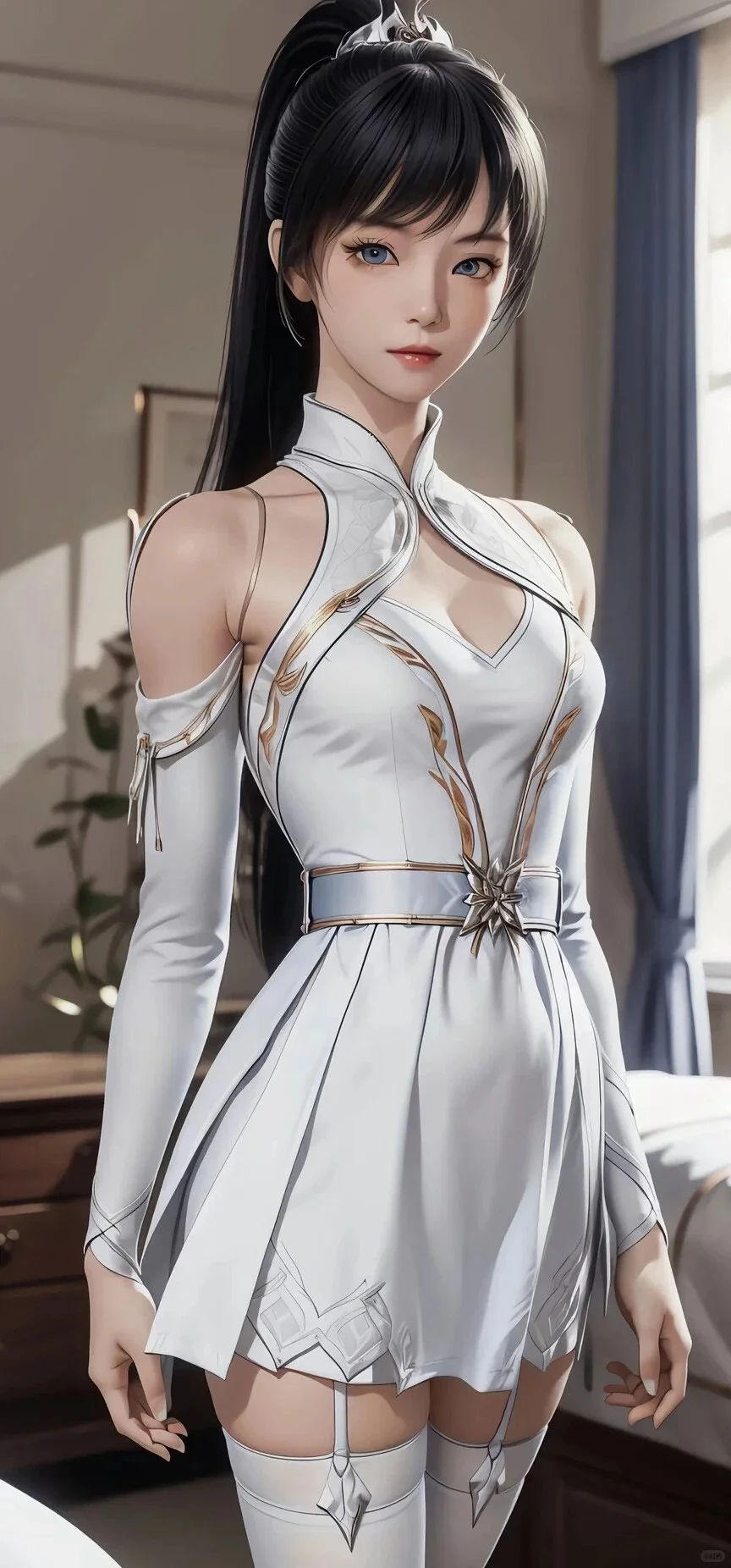 国漫女神图片混合