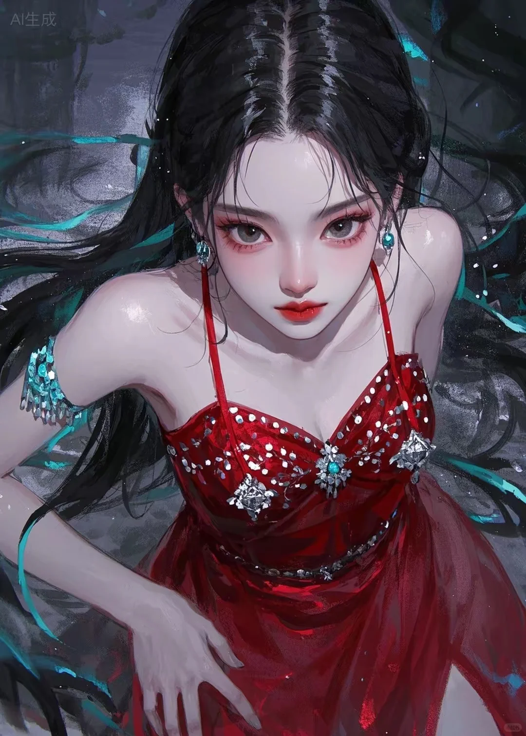 来自美女的冲击力