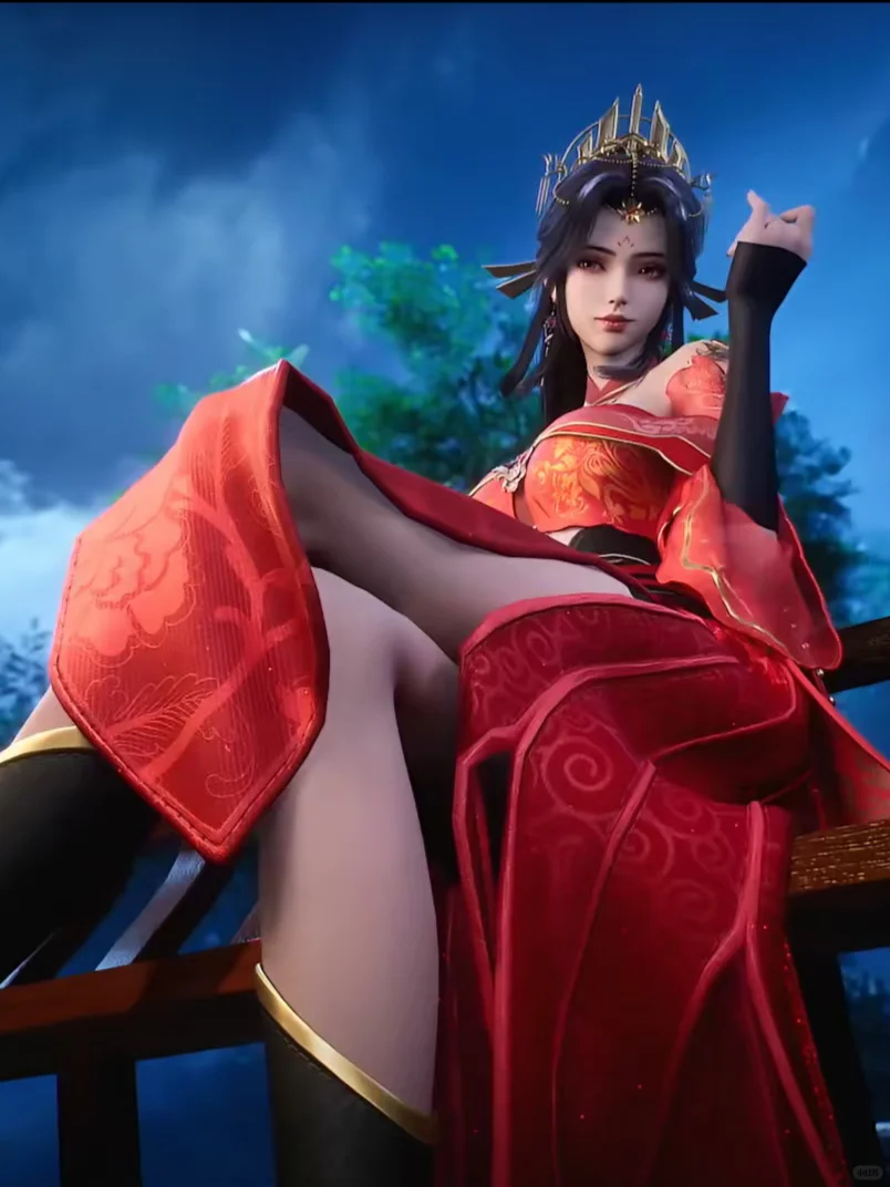 红色系·国漫女神·清梦雪