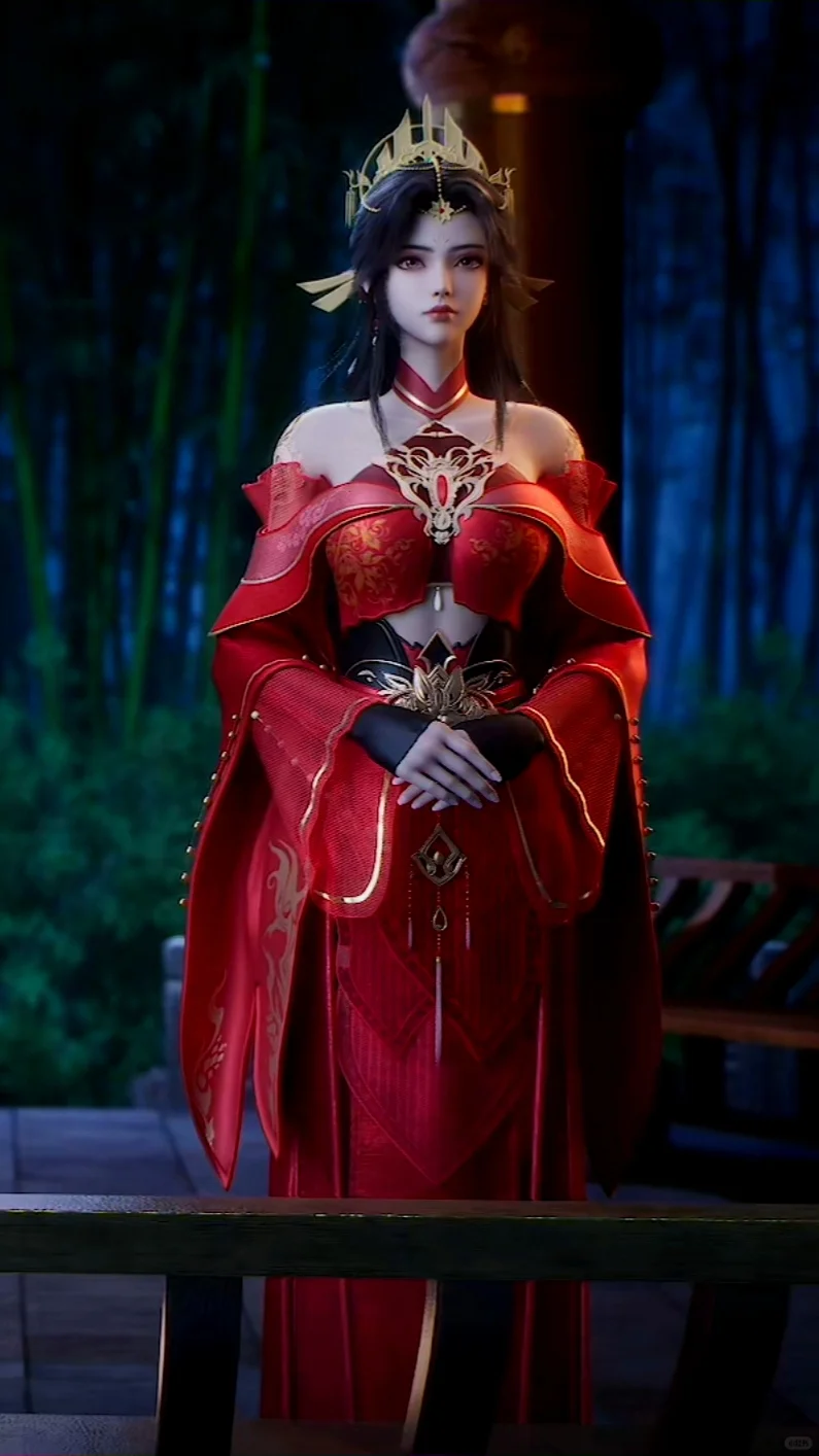 红色系·国漫女神·清梦雪