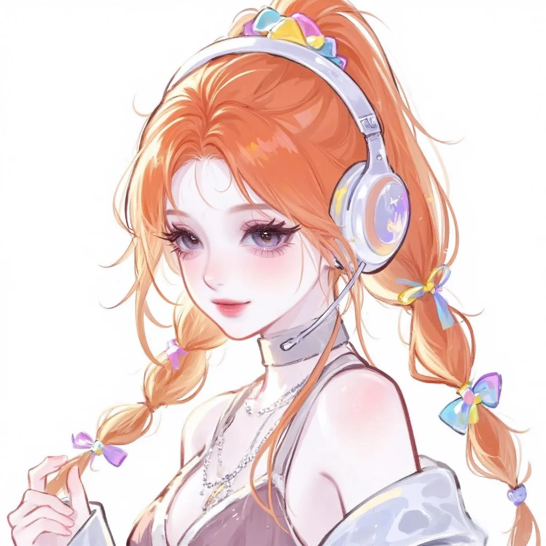 把橙色忘记了(＞﹏＜)还是马尾好看咋回事