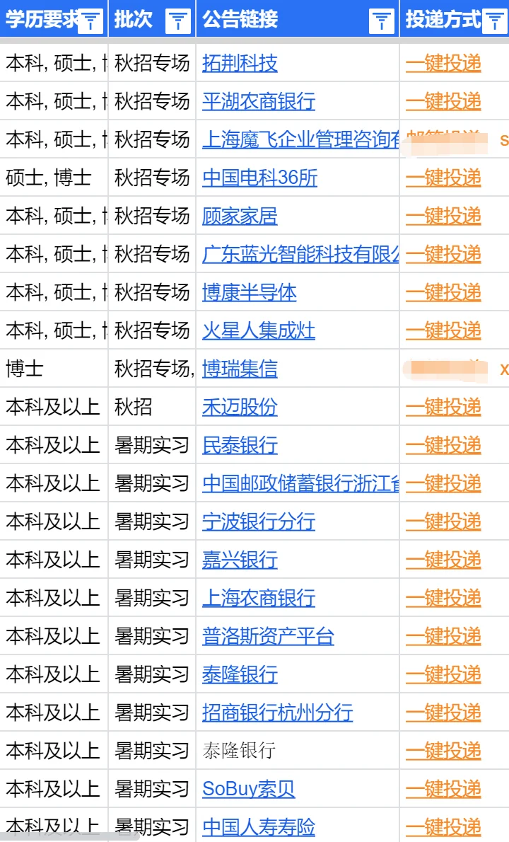 背景一般,先把免笔试的嘉兴秋招投完!
