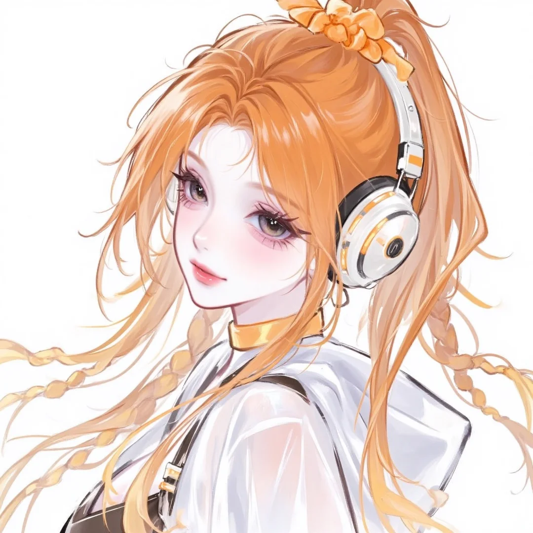 把橙色忘记了(＞﹏＜)还是马尾好看咋回事