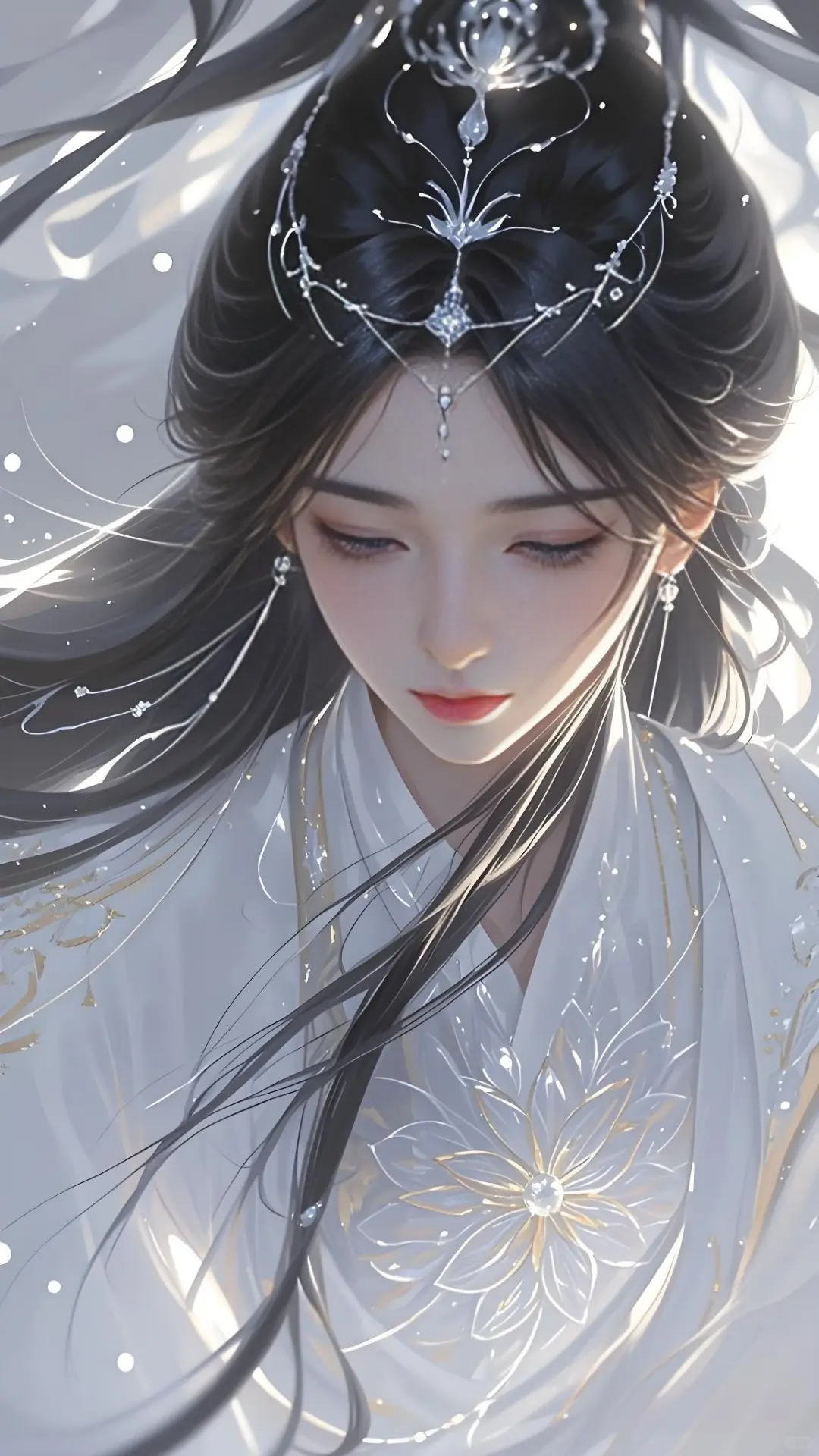 古风侠女头像|她的发丝里藏着整个星河