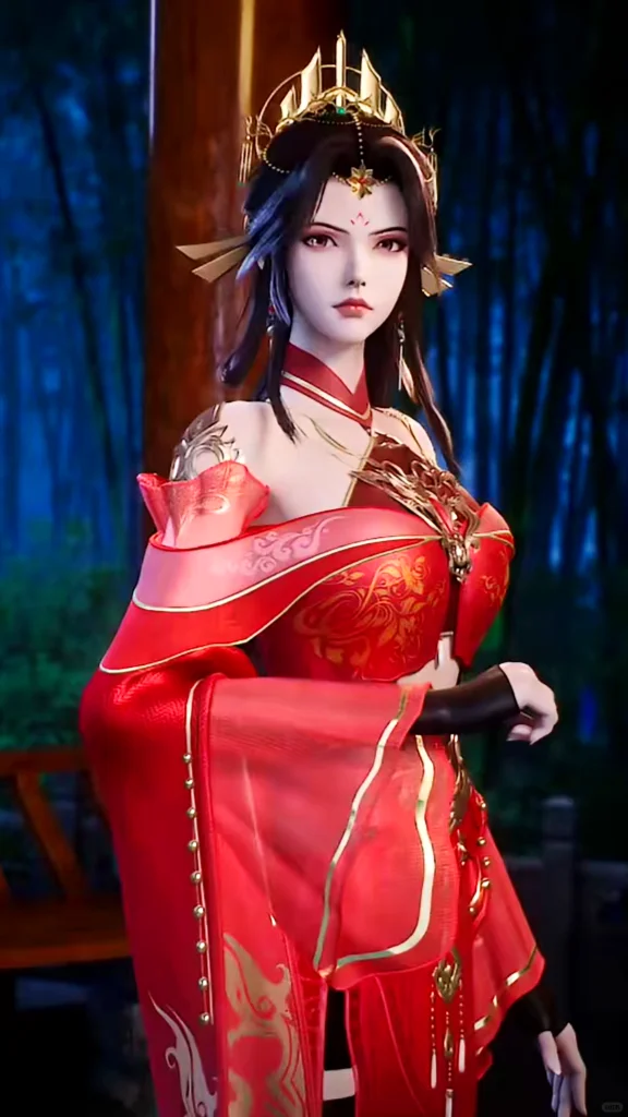 红色系·国漫女神·清梦雪