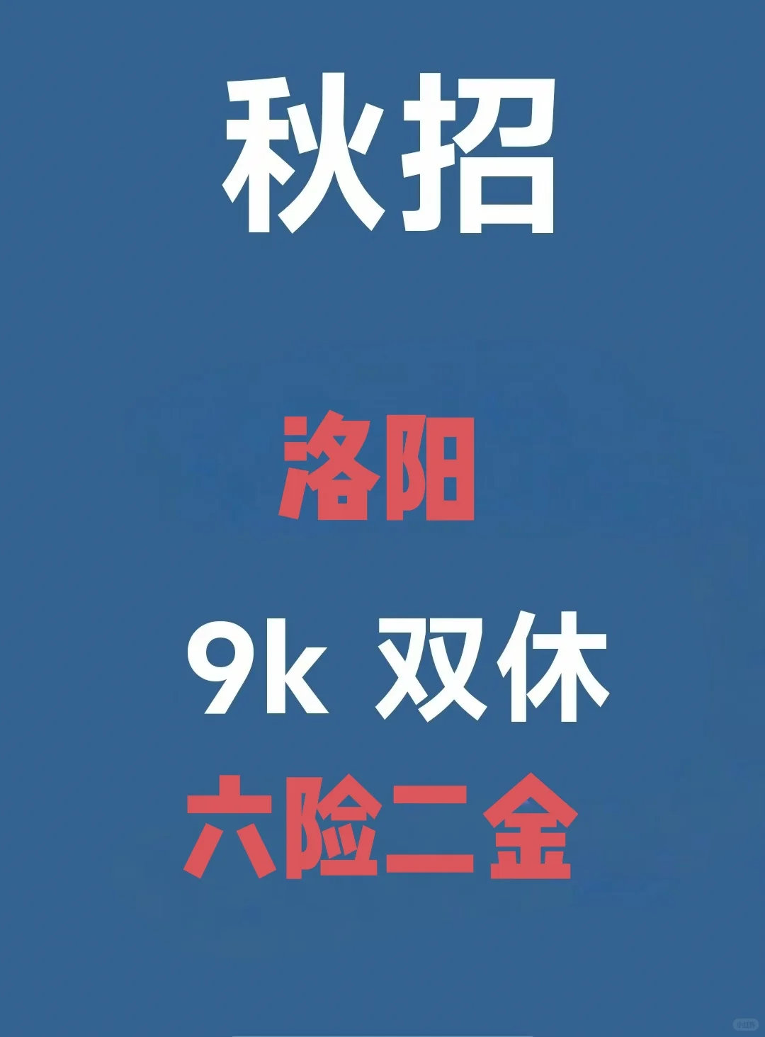 洛阳秋招要火了