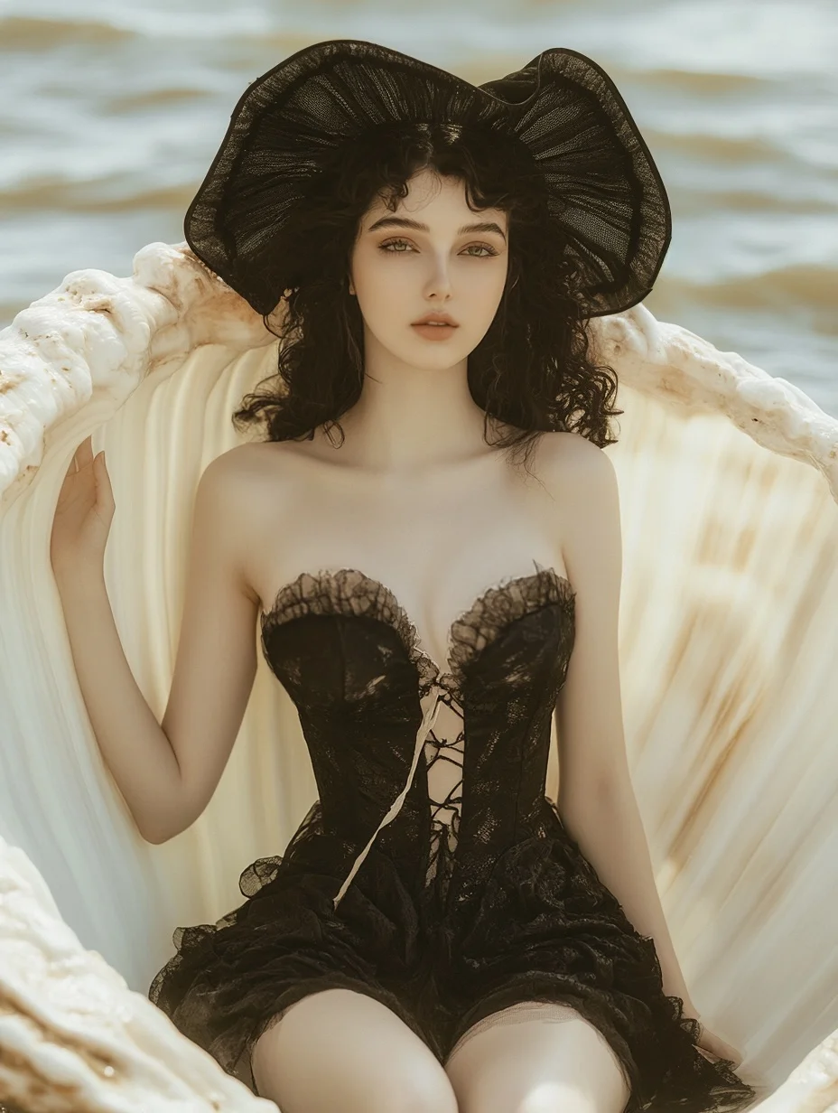 穿越时空的复古美,现代版《维纳斯的诞生》