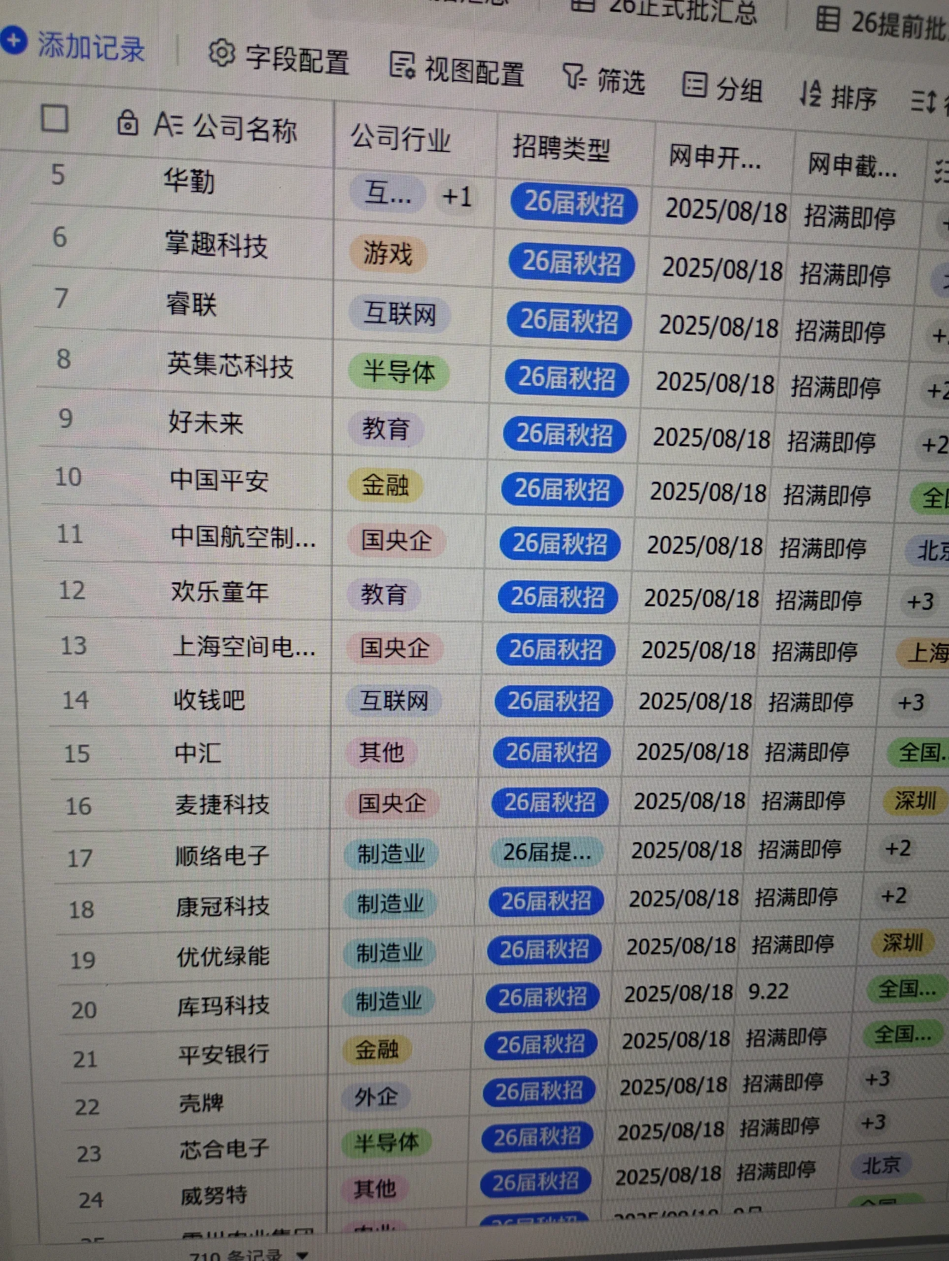 8.19 这都是昨天刚开始的秋招?太多了
