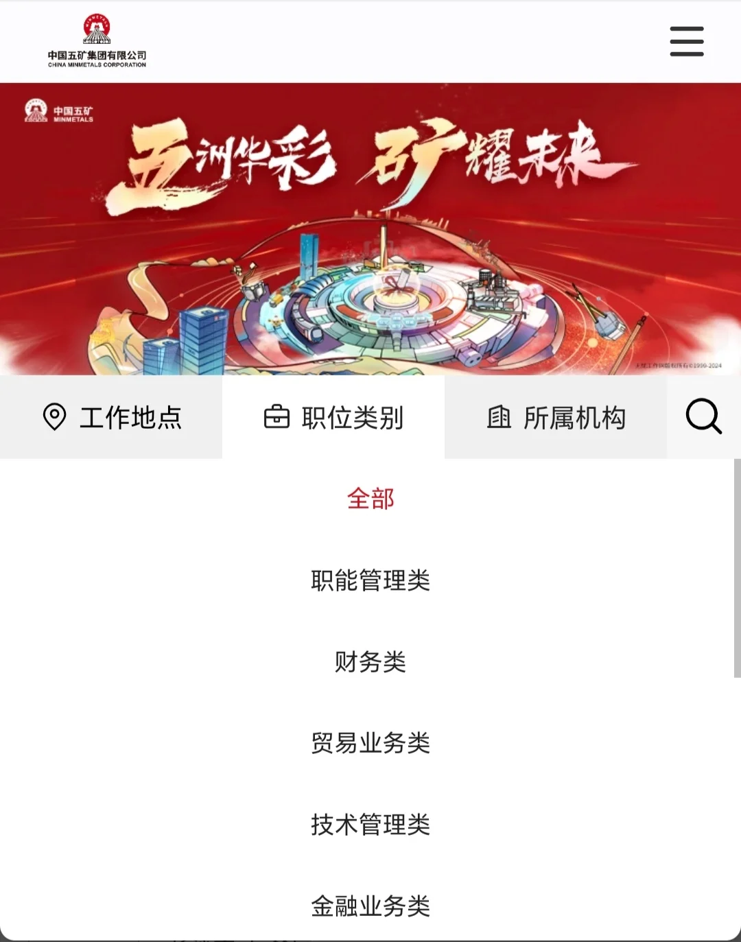 中国五矿集团2026届校园招聘