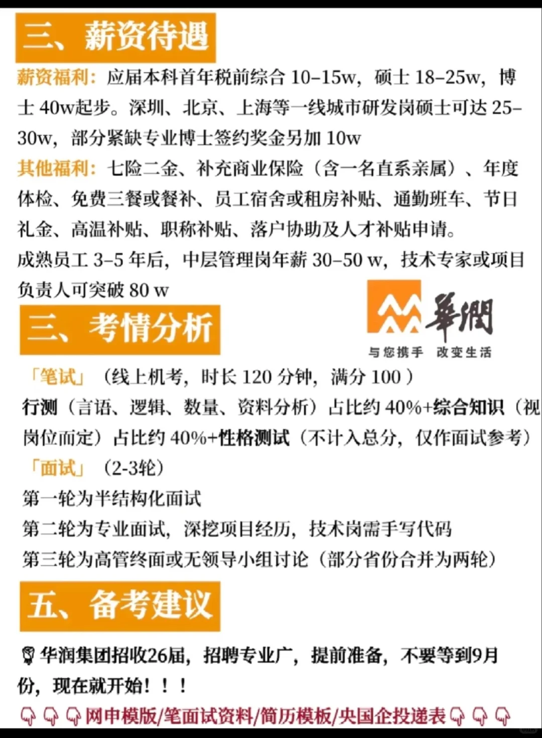 华润集团2026届校园招聘计划国企央企