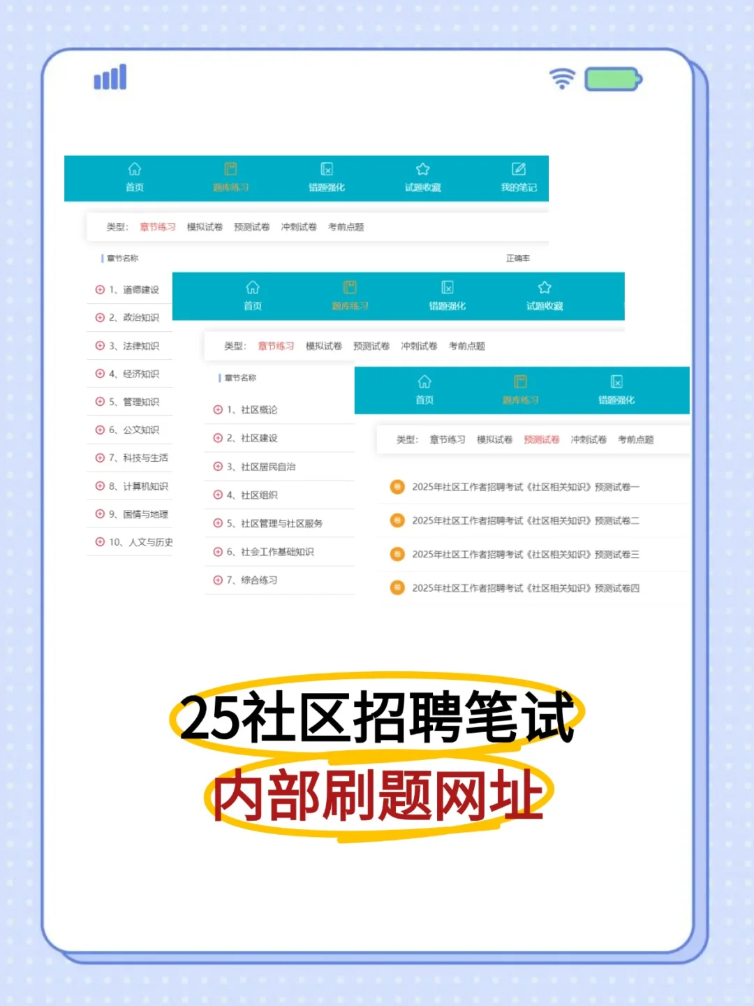 河北雄安社区笔试，熬夜背吧！无非这里抽