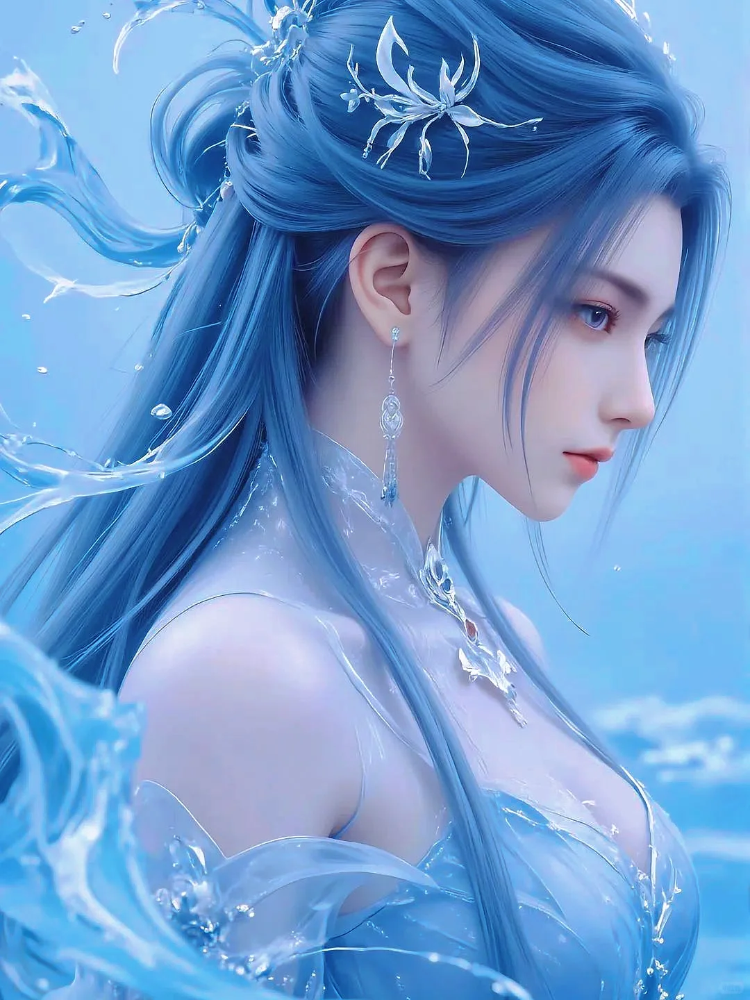 国漫女神绘画壁纸