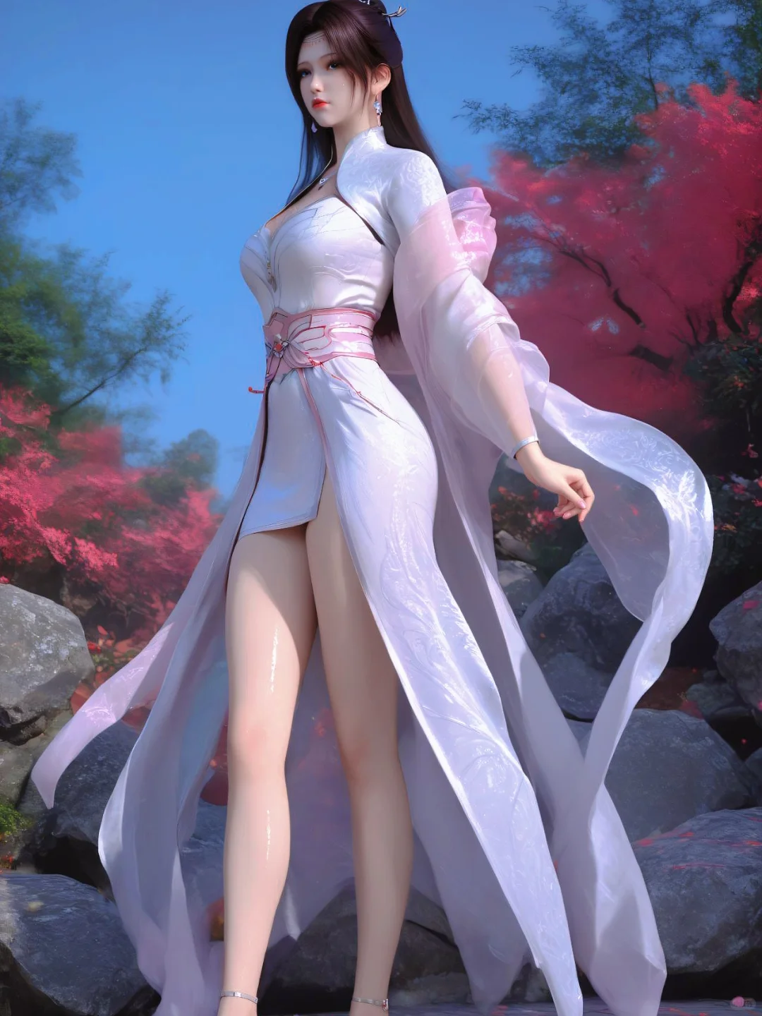 国漫女神绘画壁纸