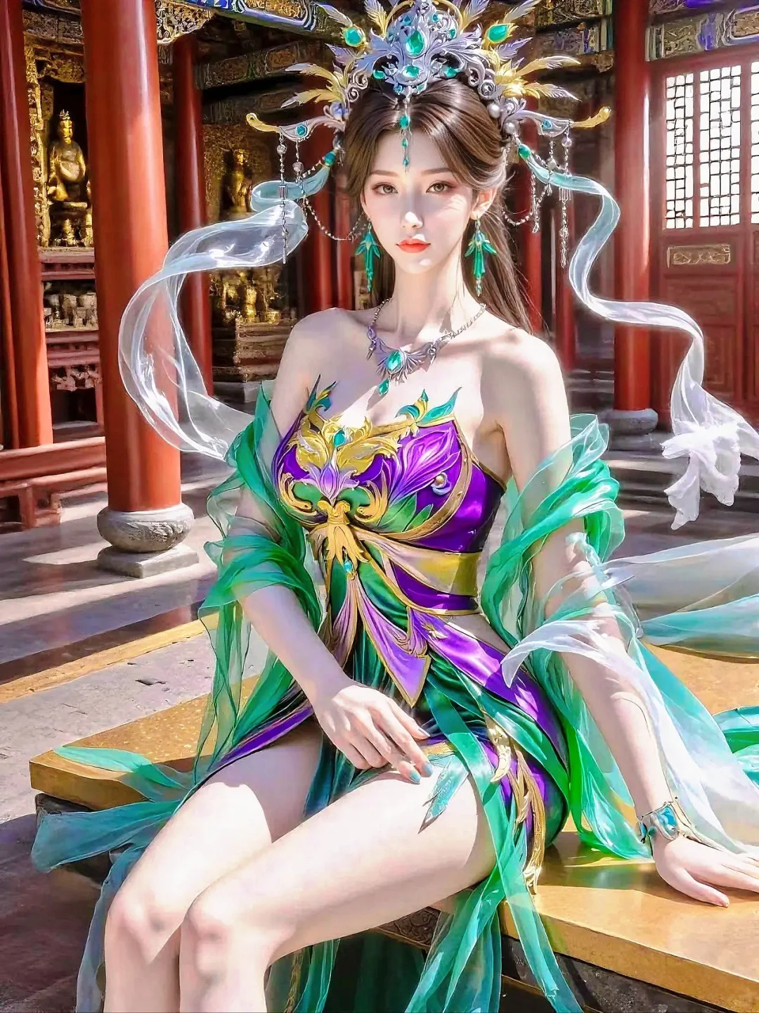 国漫女神绘画壁纸