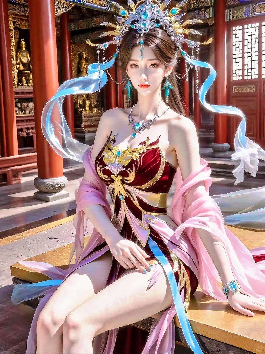 国漫女神绘画壁纸