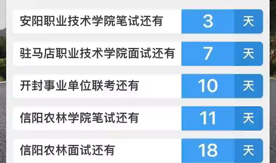 近期河南高校招聘考试进度统计！