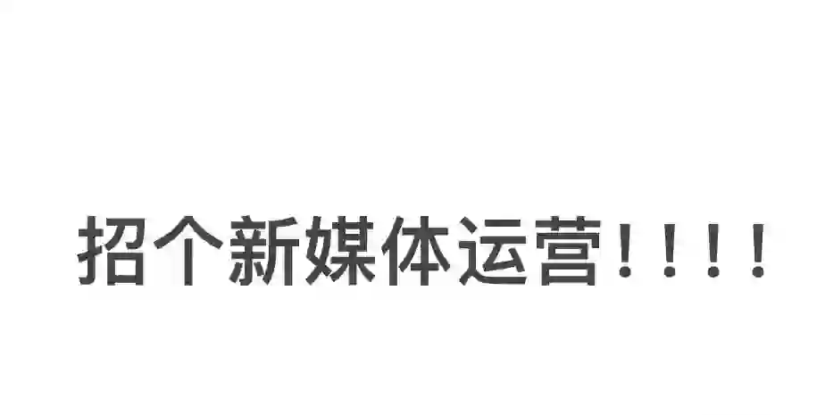 招新媒体运营