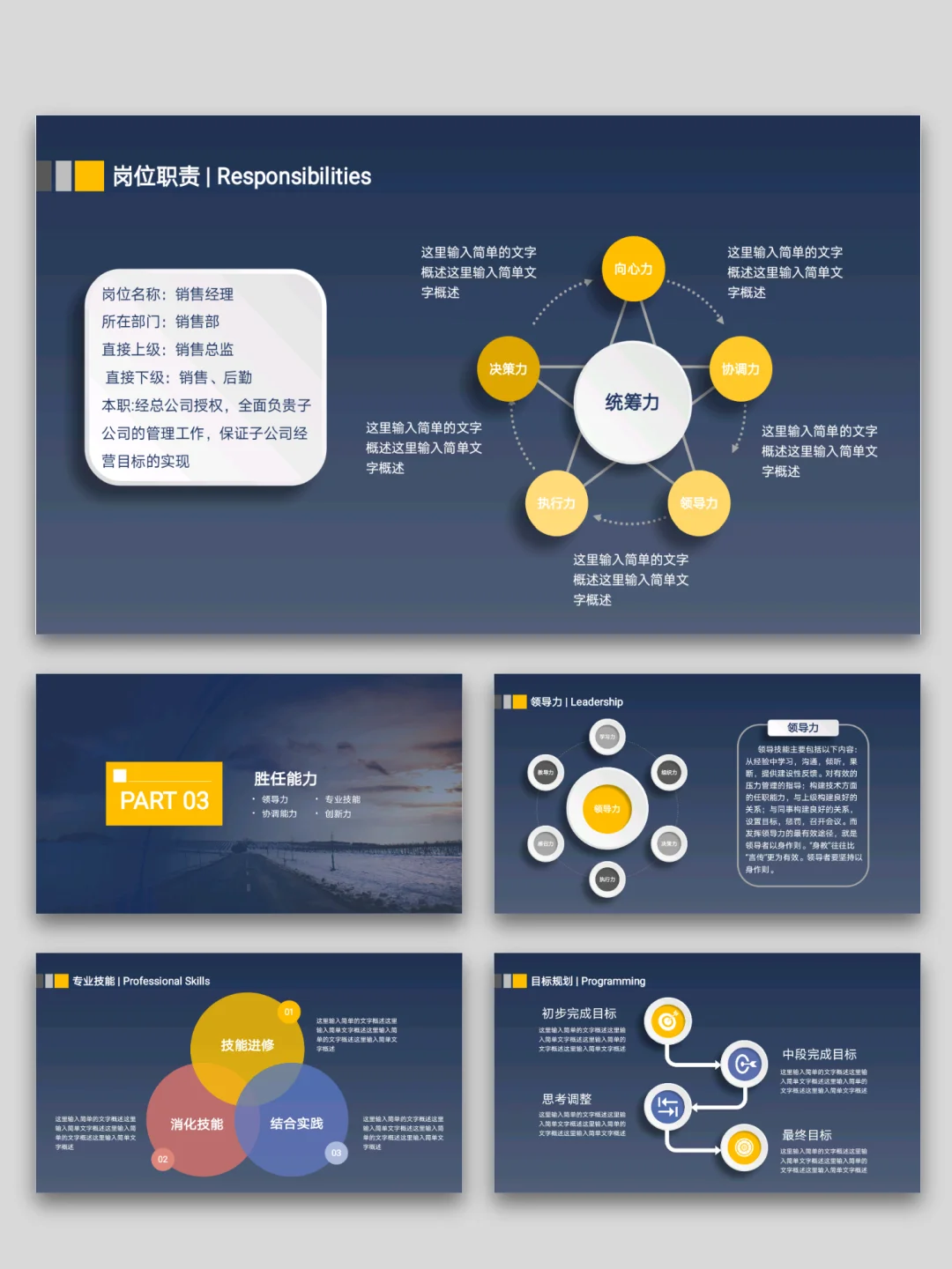 【31】超实用的岗位竞聘报告PPT模版