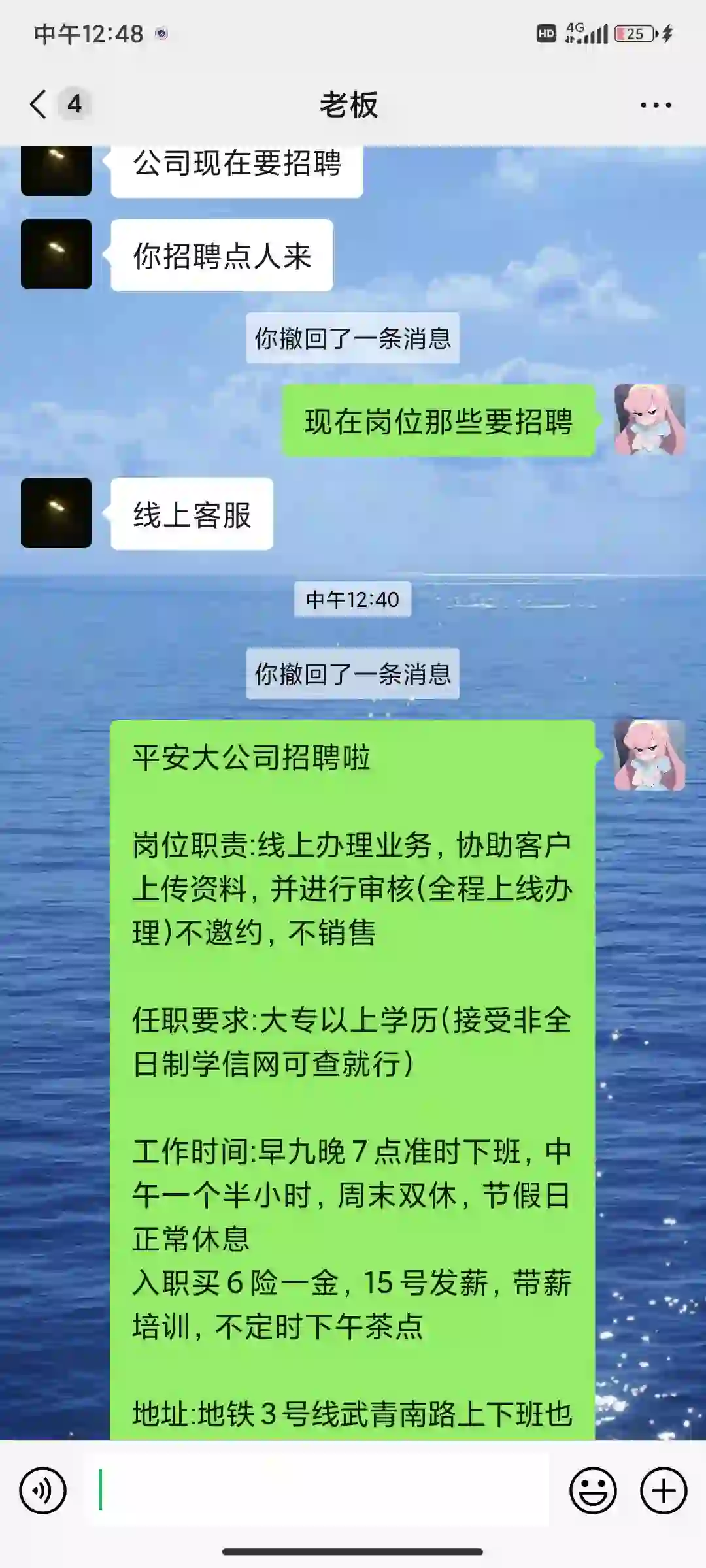 大公司招聘，想稳定工作的可聊