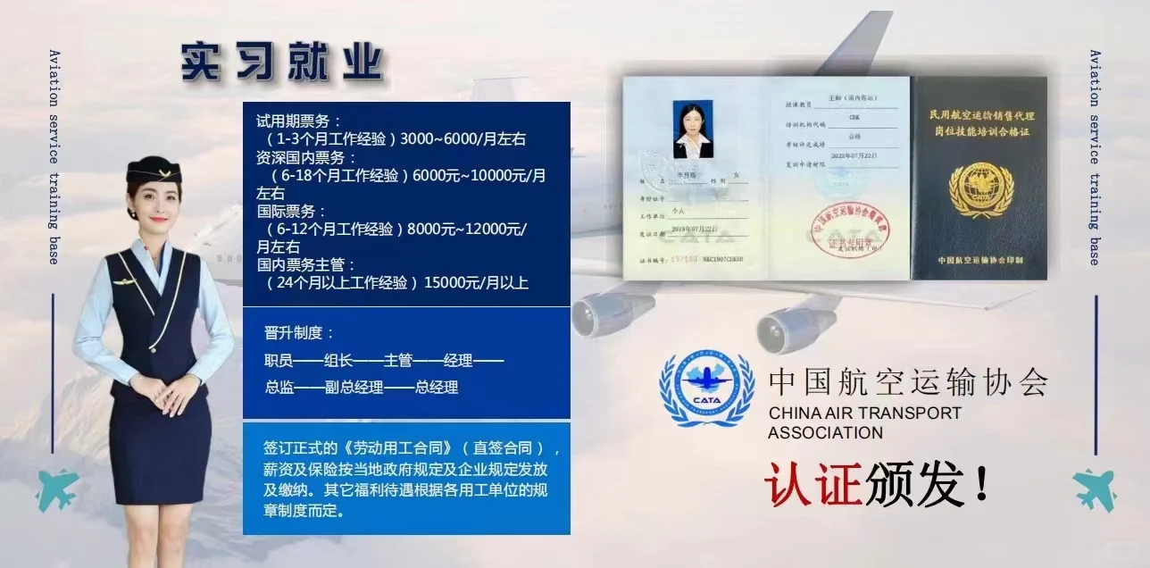 航空票务，全国安置