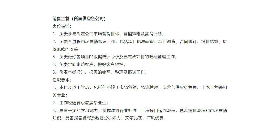 成都城投建设集团有限公司招聘公告