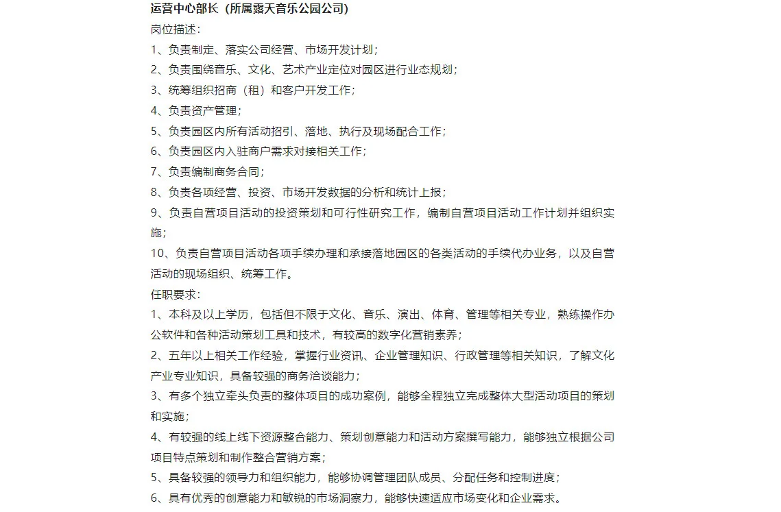 成都城投建设集团有限公司招聘公告