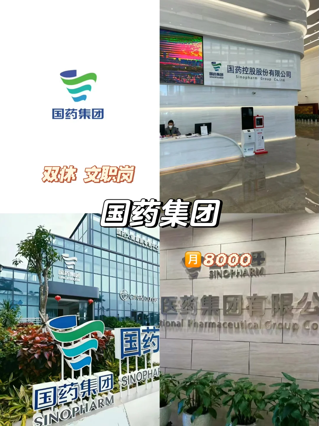 🌿国药文职|早九晚五 不加班🤩没有专业要求