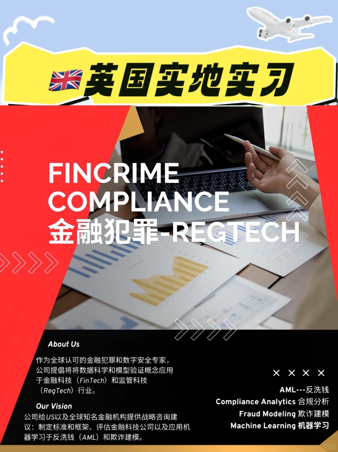 🔥最热门英国本土实习岗位-Fincrime‼️