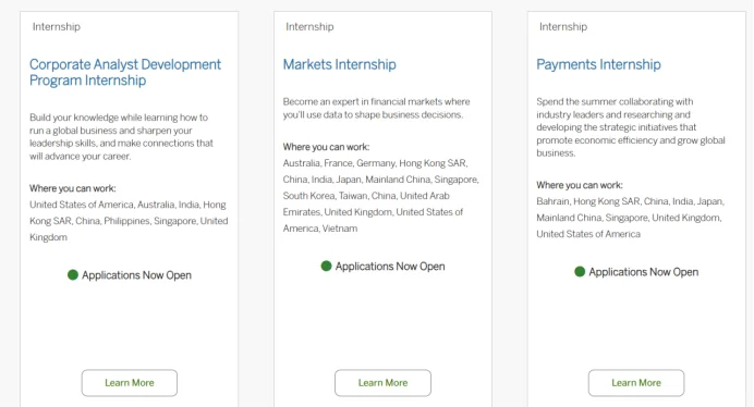 JP.Morgan开放海量实习岗位，留学生快冲!
