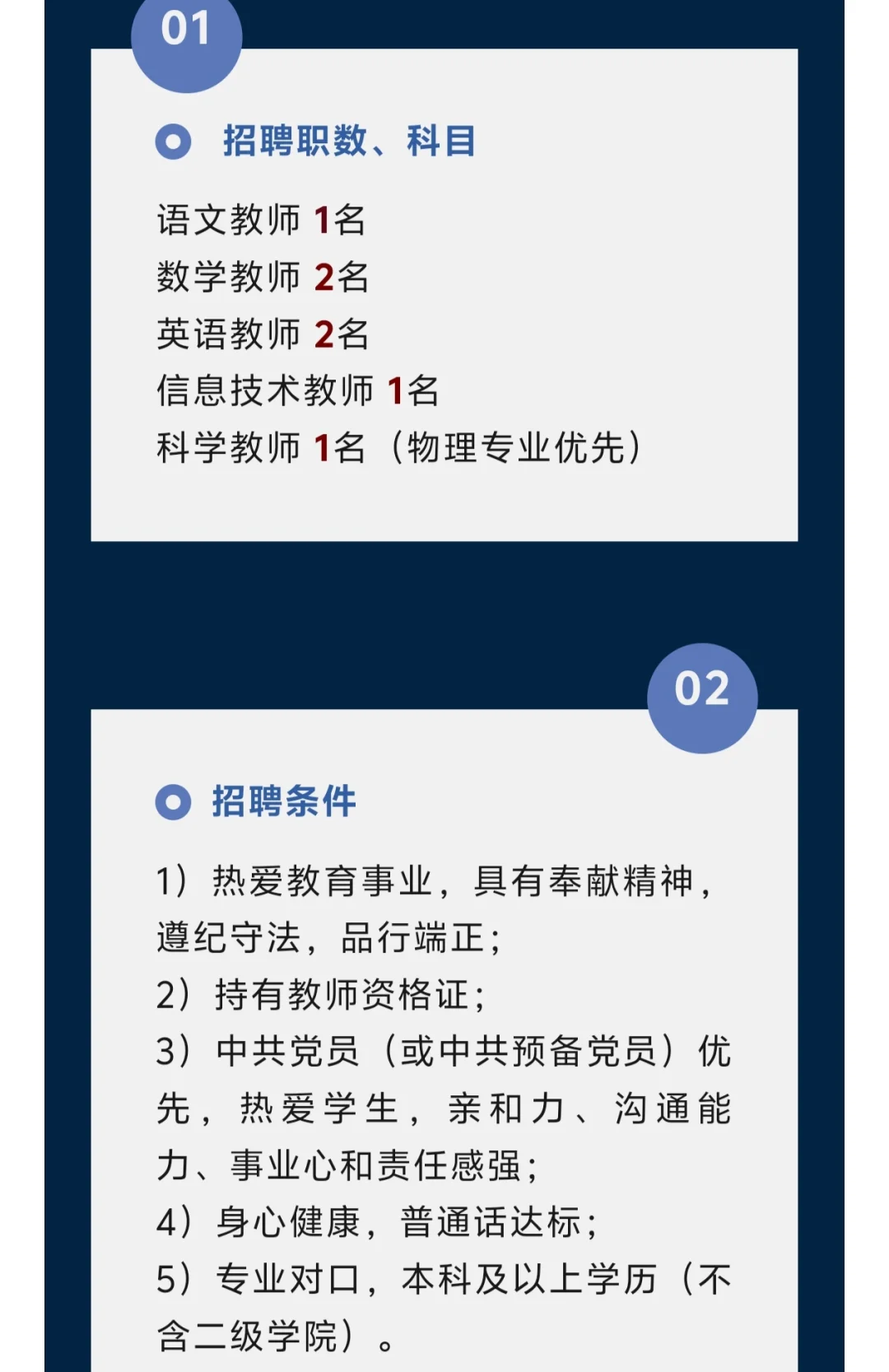 洛阳第二外国语（兰溪、东校区）教师招聘