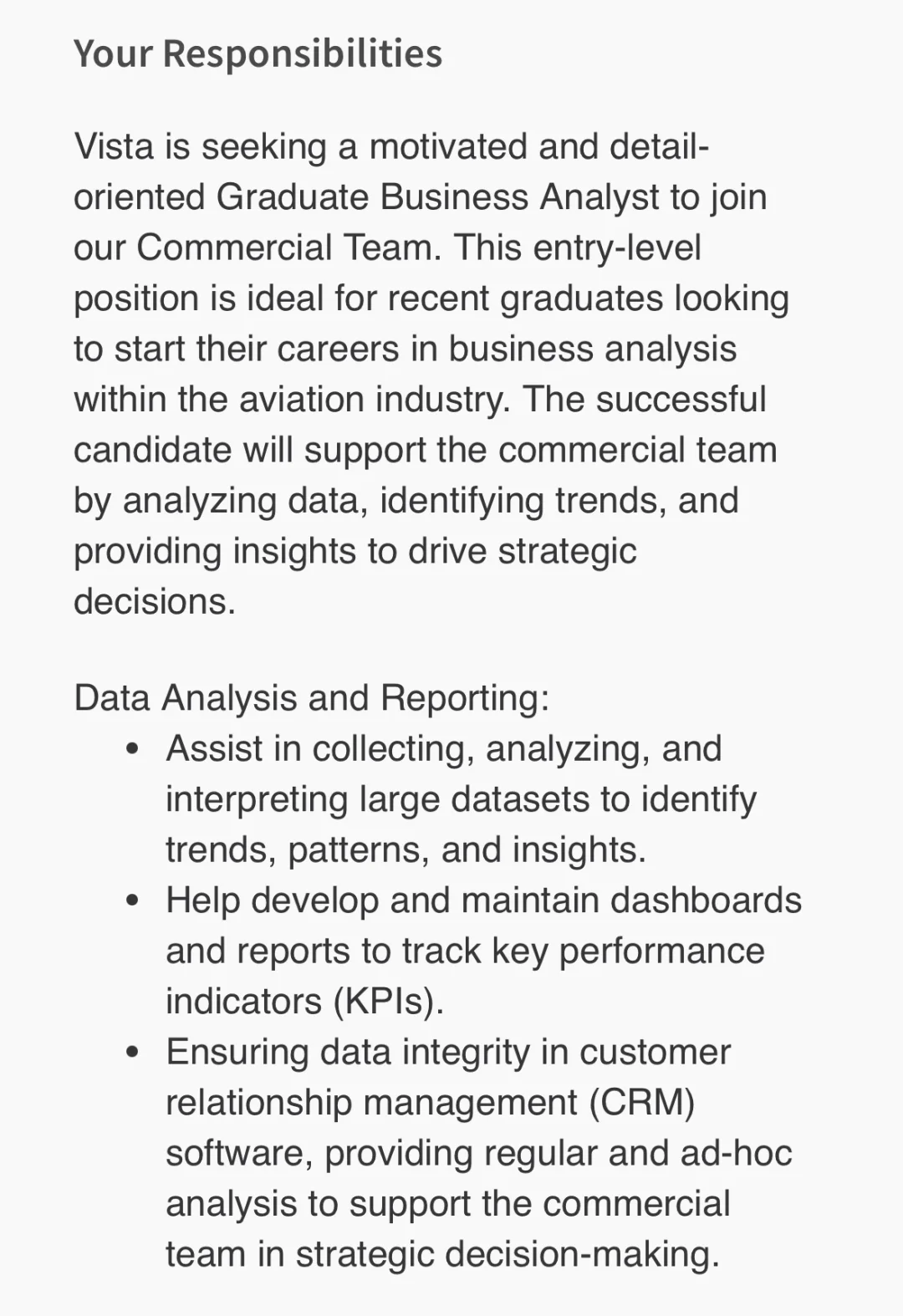 刷到航空公司Vista Global捞人 £36k+