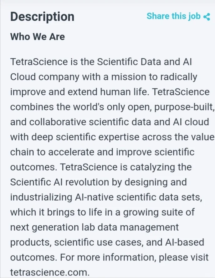 生物背景的data engineer岗位