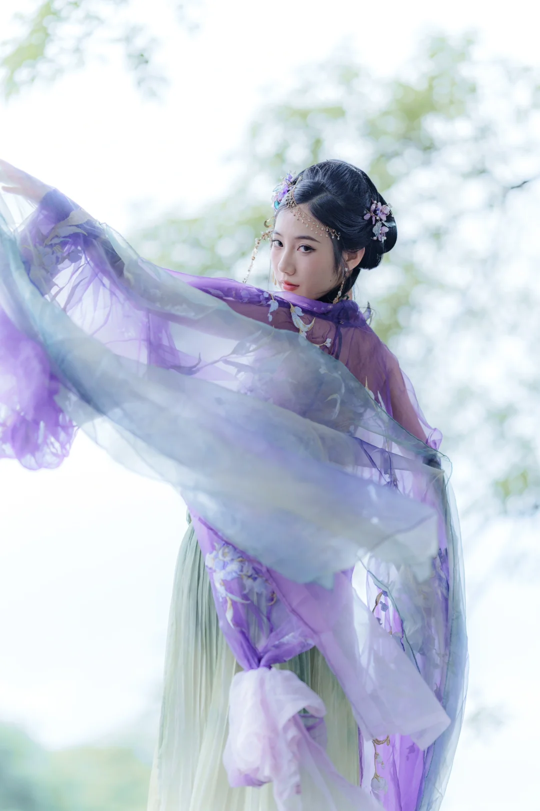 紫色鸢尾 / 汉服/ 写真 / 第二组