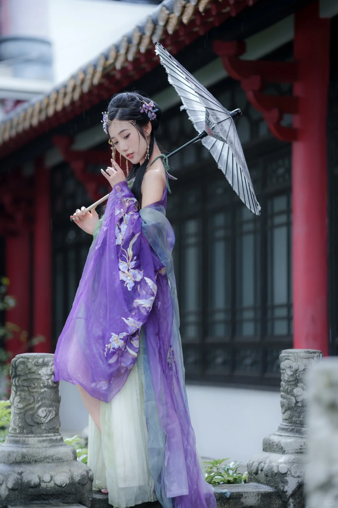 紫色鸢尾 / 汉服/ 写真 / 第二组