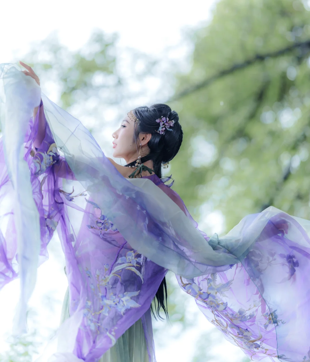 紫色鸢尾 / 汉服/ 写真 / 第二组